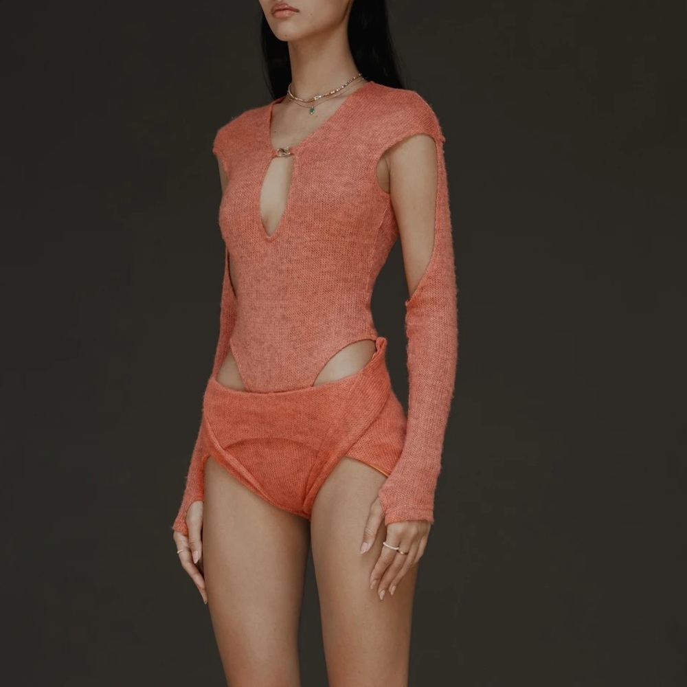 Bodysuit with matching shorts